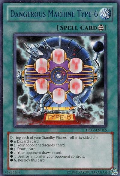 Dangerous Machine Type-6 (Blue) [DL12-EN016] Rare - for just $0.55! 