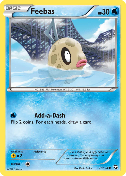 Feebas (27/124) [Black & White: Dragons Exalted] - for just $0.15! 