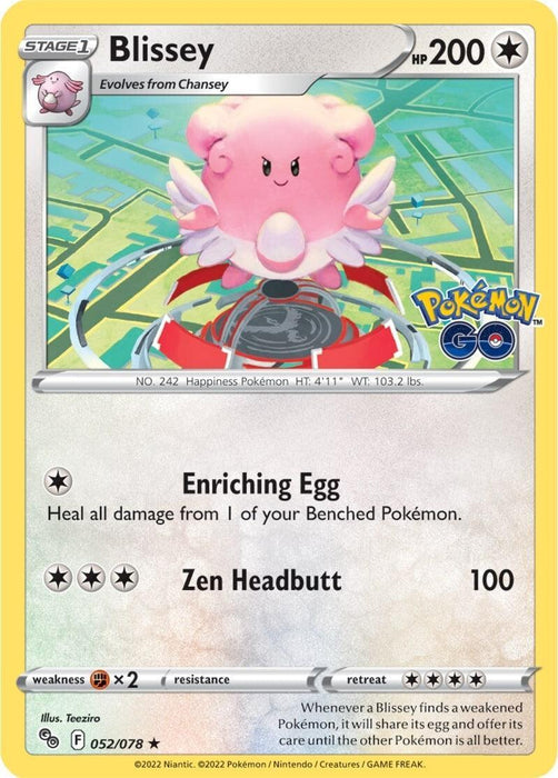Blissey (052/078) [Pokémon GO] - for just $0.10! 