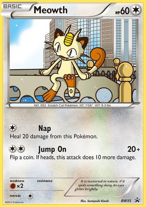 Meowth (BW35) [Black & White: Black Star Promos] - for just $2.80! 