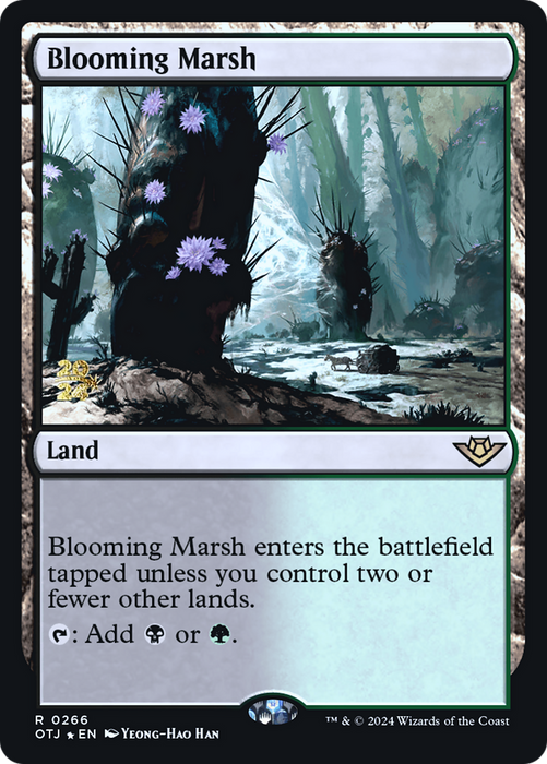 Blooming Marsh (PRE-266) - Outlaws of Thunder Junction Promos Foil - for just $0.49! 