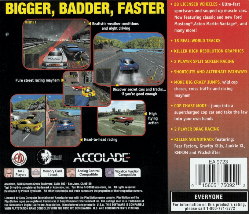 Test Drive 5 – PlayStation 1 (PS1) - for just $4.99! 