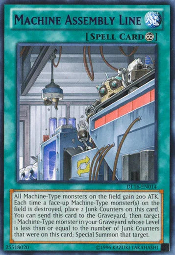 Machine Assembly Line (Purple) [DL16-EN014] Rare - for just $0.15! 