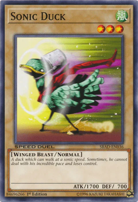 Sonic Duck [SBAD-EN036] Common - for just $0.10! 