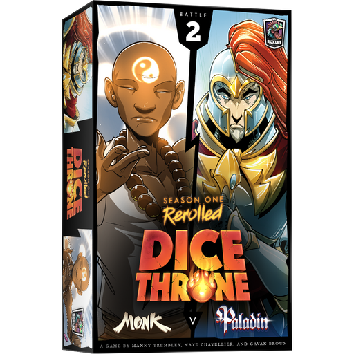Dice Throne Season 1 - Box 2 - Monk vs Paladin - for just $29.99! 