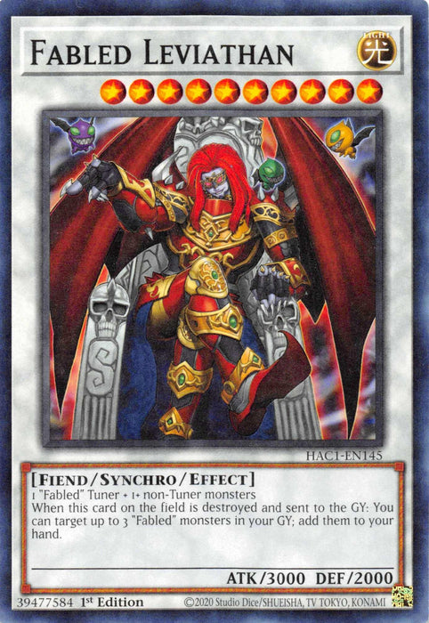 Fabled Leviathan [HAC1-EN145] Common - for just $0.10! 