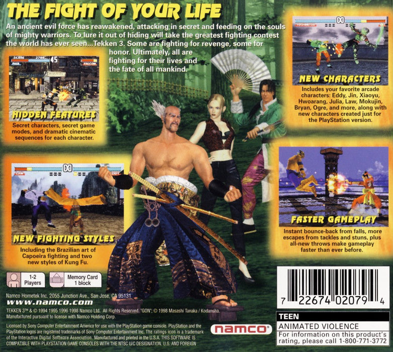 Tekken 3 – PlayStation 1 (PS1) - for just $0! 