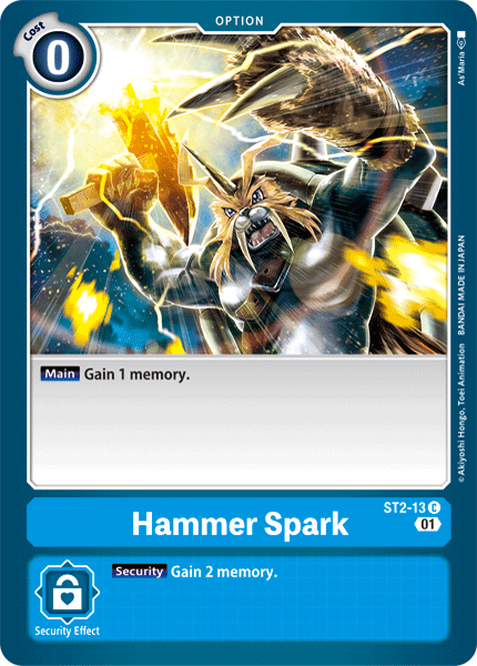 Hammer Spark [ST2-13] (Alternative Art) [Starter Deck: Ulforce Veedramon] - Just $0.15! Shop now at Retro Gaming of Denver