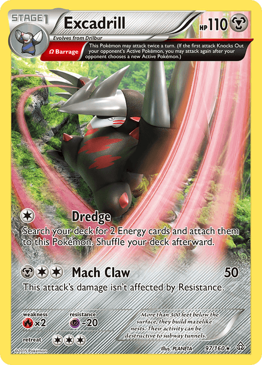 Excadrill (97/160) [XY: Primal Clash] - for just $0.55! 