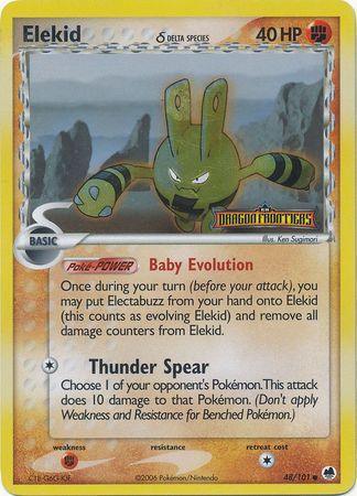 Elekid (48/101) (Delta Species) (Stamped) [EX: Dragon Frontiers] - for just $8.75! 