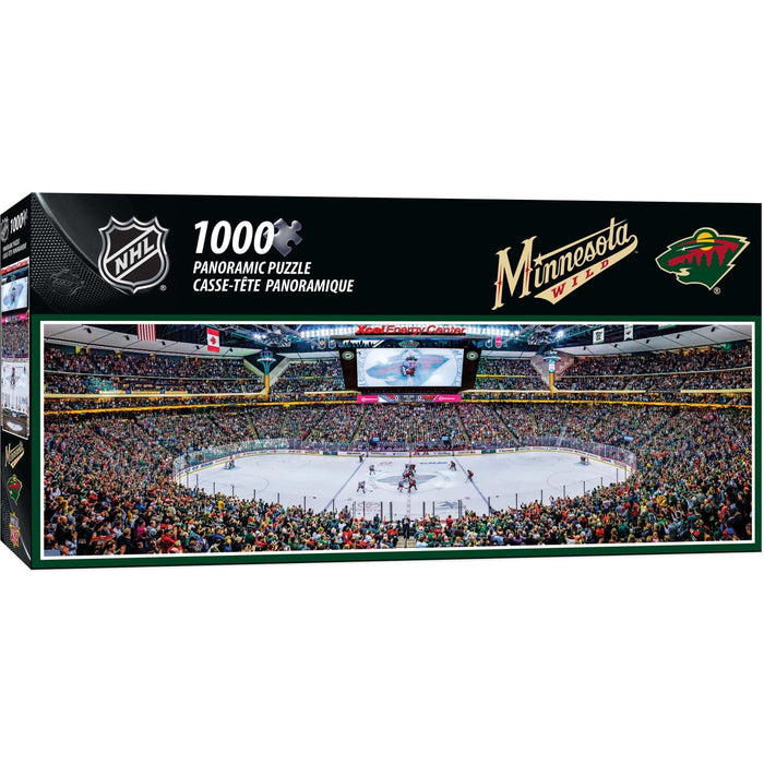 Minnesota Wild - 1000 Piece Panoramic Jigsaw Puzzle - for just $19.99! 