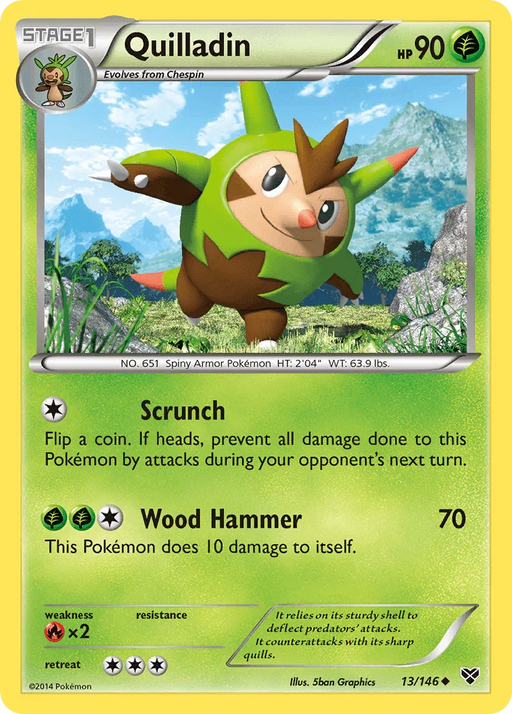 Quilladin (13/146) [XY: Base Set] - for just $0.45! 