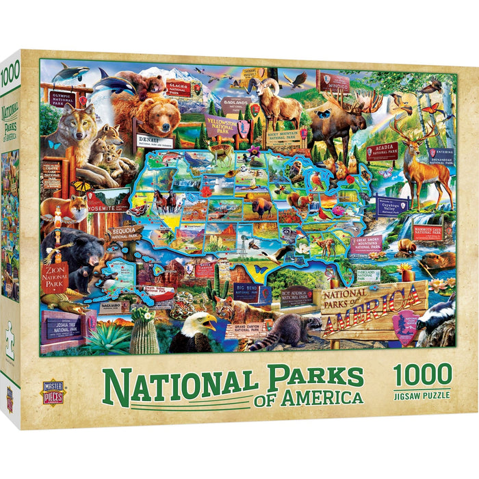 National Parks of America 1000 Piece Jigsaw Puzzle - for just $19.99! 