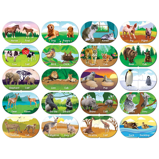 Animals - Educational Matching Jigsaw Puzzles - Premium Educational - Just $12.99! Shop now at Retro Gaming of Denver
