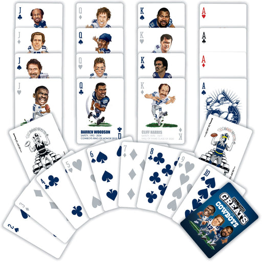 Dallas Cowboys All-Time Greats Playing Cards - 54 Card Deck - Premium Dice & Cards Sets - Just $9.99! Shop now at Retro Gaming of Denver
