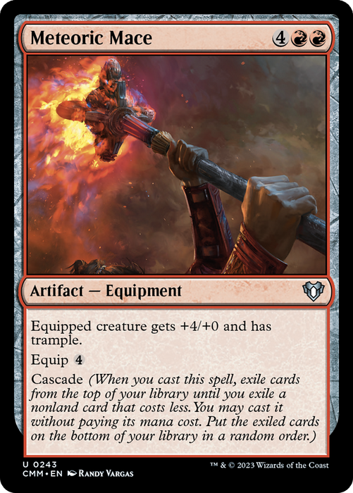 Meteoric Mace (CMM-243) - Commander Masters - for just $0.04! 