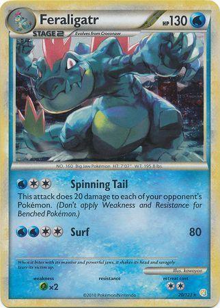 Feraligatr (20/123) (Cracked Ice Holo) [HeartGold & SoulSilver: Base Set] - for just $7! 