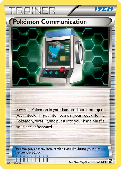 Pokemon Communication (99/114) [Black & White: Base Set] - for just $0.15! 