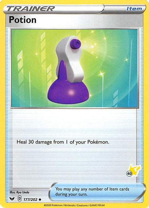 Potion (177/202) (Pikachu Stamp #40) [Battle Academy 2022] - for just $0.10! 