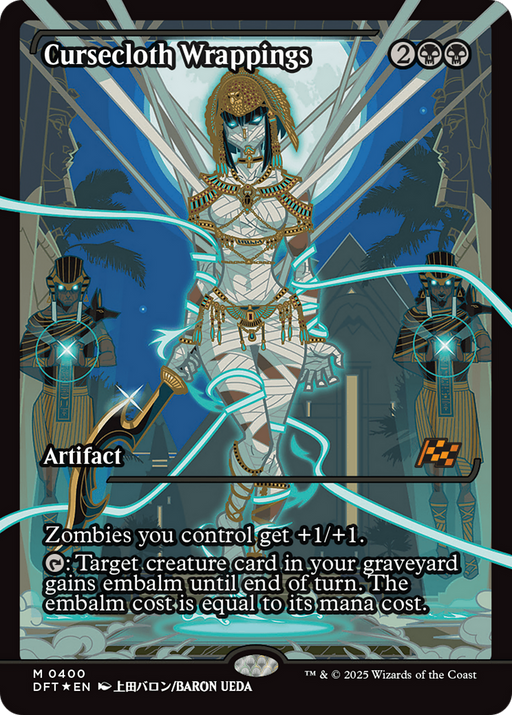 Cursecloth Wrappings (DFT-400) - Aetherdrift: (Showcase) Foil - for just $3.39! 