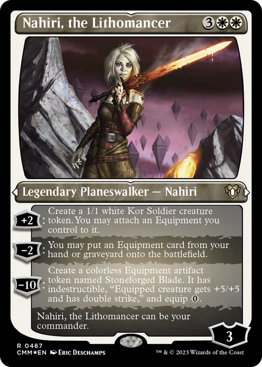 Nahiri, the Lithomancer (Foil Etched) [Commander Masters] - Just $2.40! Shop now at Retro Gaming of Denver