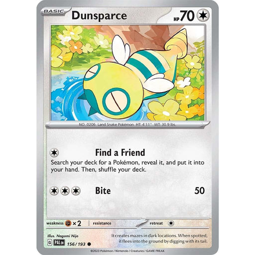 Dunsparce (156/193) [Scarlet & Violet: Paldea Evolved] - Just $0.05! Shop now at Retro Gaming of Denver