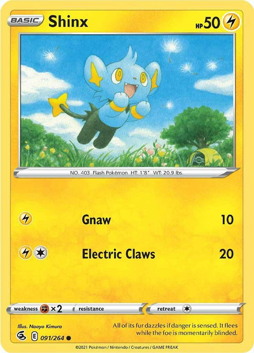 Shinx (091/264) [Sword & Shield: Fusion Strike] - for just $0.10! 