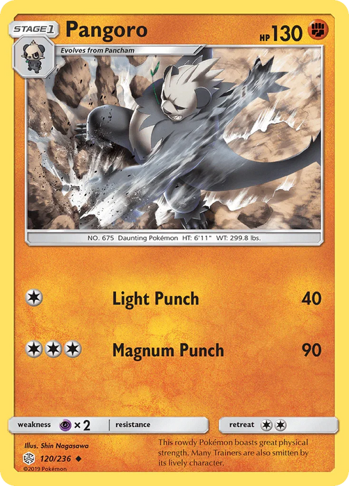Pangoro (120/236) [Sun & Moon: Cosmic Eclipse] - for just $0.10! 