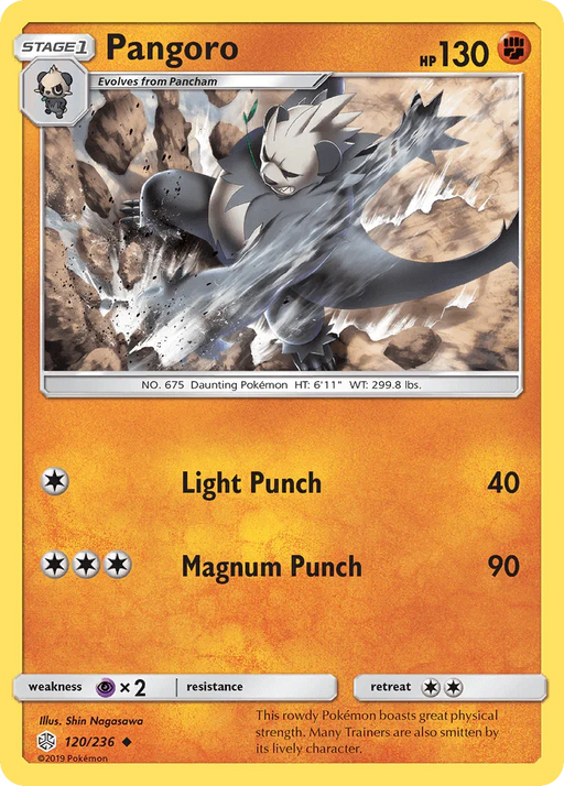 Pangoro (120/236) [Sun & Moon: Cosmic Eclipse] - for just $0.10! 