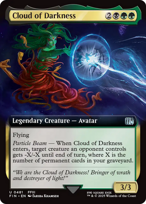 Cloud of Darkness (FIN-481) - FINAL FANTASY: (Extended Art) Foil - for just $1.68! 