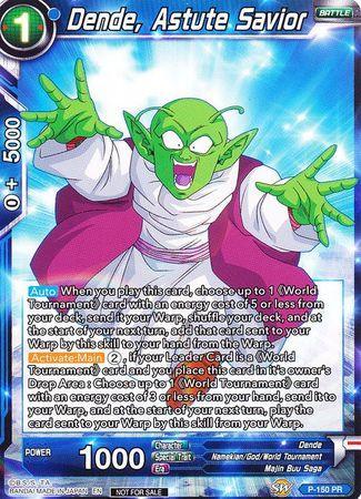 Dende, Astute Savior (Power Booster) (P-150) [Promotion Cards] - for just $0.15! 