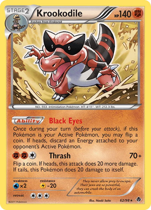 Krookodile (62/98) [Black & White: Emerging Powers] - for just $0.30! 
