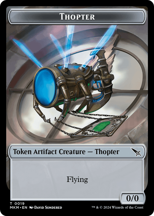 Thopter Token (0019) [Murders at Karlov Manor Tokens] - Just $0.10! Shop now at Retro Gaming of Denver