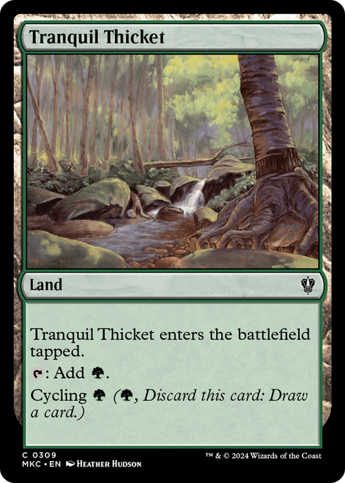 Tranquil Thicket (MKC-309) - Murders at Karlov Manor Commander - for just $0.05! 