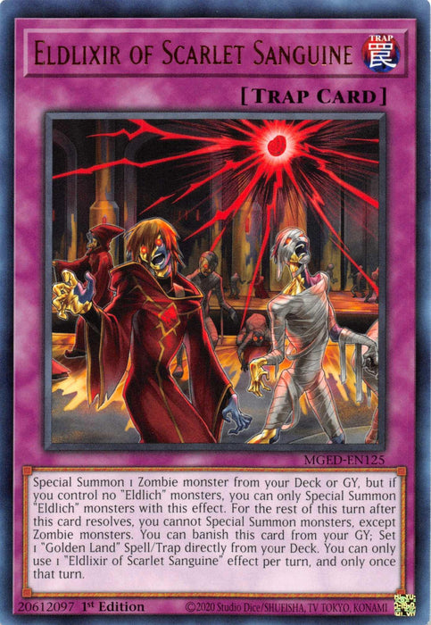 Eldlixir of Scarlet Sanguine [MGED-EN125] Rare - for just $0.25! 
