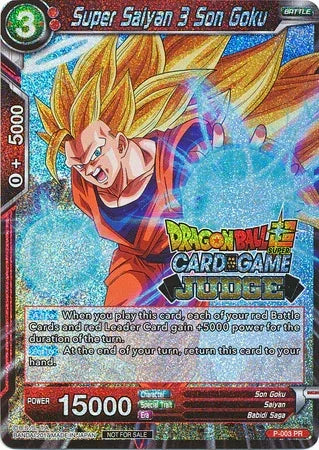 Super Saiyan 3 Son Goku (P-003) [Judge Promotion Cards] - for just $15.60! 