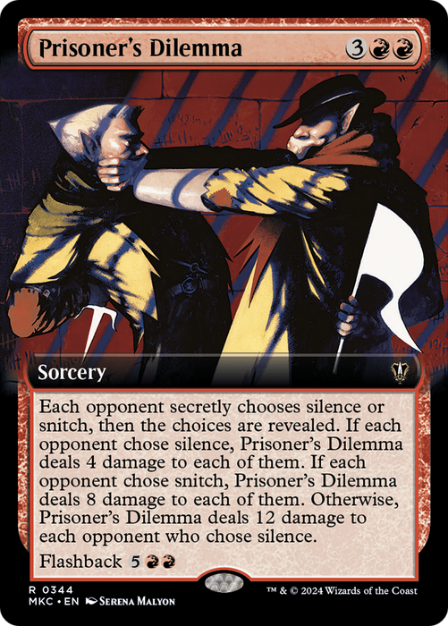 Prisoner's Dilemma (MKC-344) - Murders at Karlov Manor Commander: (Extended Art) - for just $1.97! 