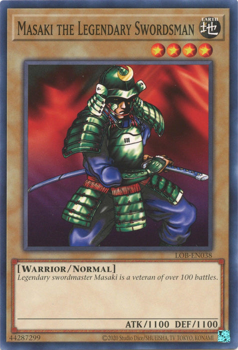 Masaki the Legendary Swordsman (25th Anniversary) [LOB-EN038] Common - for just $0.10! 