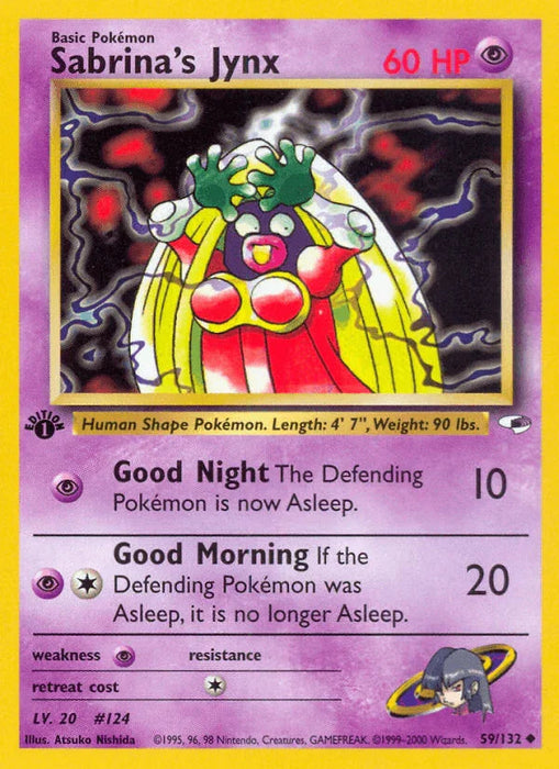 Sabrina's Jynx (59/132) [Gym Heroes 1st Edition] - for just $1! 