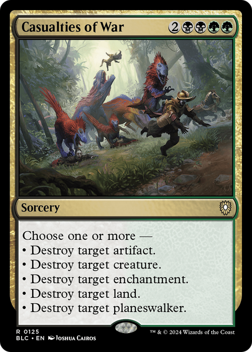 Casualties of War (BLC-125) - Bloomburrow Commander - for just $0.08! 