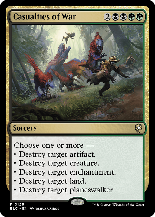 Casualties of War (BLC-125) - Bloomburrow Commander - for just $0.08! 