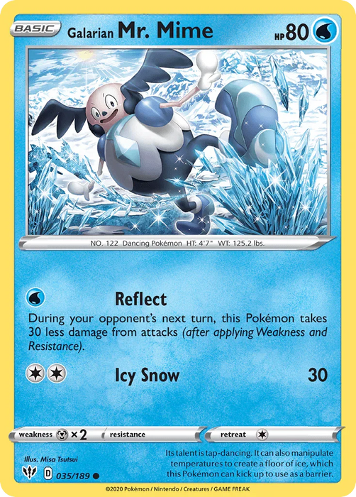 Galarian Mr. Mime (035/189) [Sword & Shield: Darkness Ablaze] - for just $0.10! 
