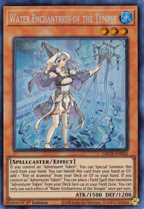 Water Enchantress of the Temple [GRCR-EN026] Collector's Rare - for just $5.30! 