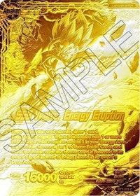 Son Goku & Vegeta // SSB Vegito, Energy Eruption (Championship Final 2019) (Gold Metal Foil) (BT7-025_PR) [Tournament Promotion Cards] - for just $0.10! 