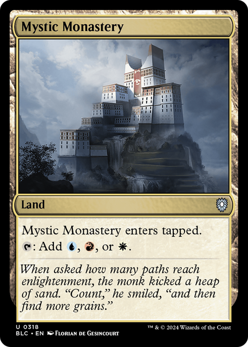 Mystic Monastery (BLC-318) - Bloomburrow Commander - for just $0.11! 