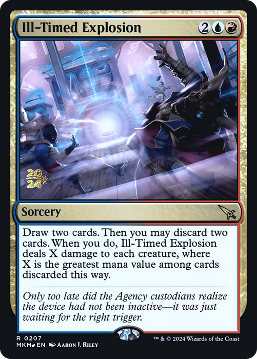 Ill-Timed Explosion (PRE-207) - Murders at Karlov Manor Promos Foil - for just $0.15! 