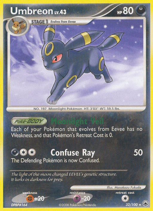 Umbreon (32/100) [Diamond & Pearl: Majestic Dawn] - for just $27! 
