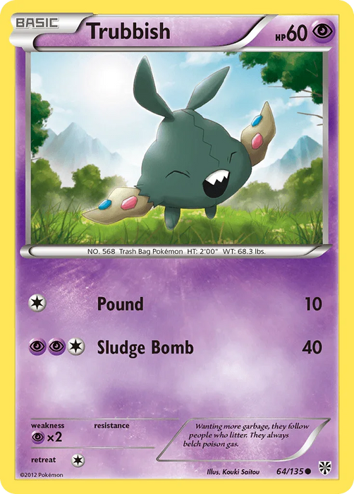 Trubbish (64/135) [Black & White: Plasma Storm] - for just $0.20! 