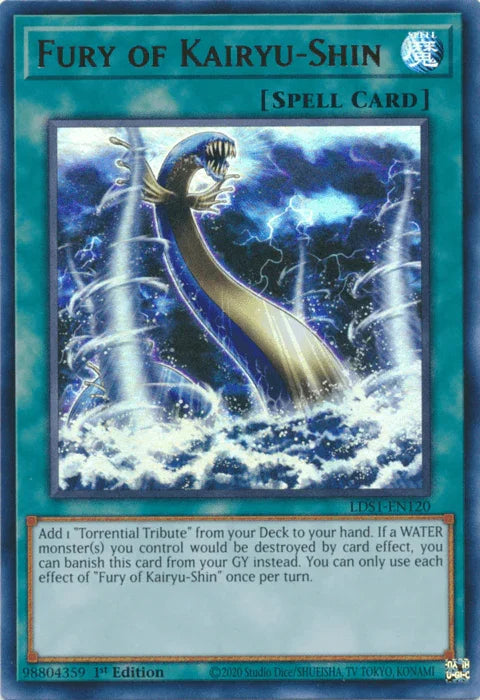 Fury of Kairyu-Shin [LDS1-EN120] Ultra Rare - for just $0.10! 