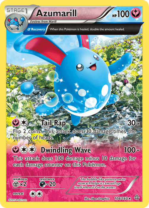 Azumarill (104/160) [XY: Primal Clash] - for just $2.10! 